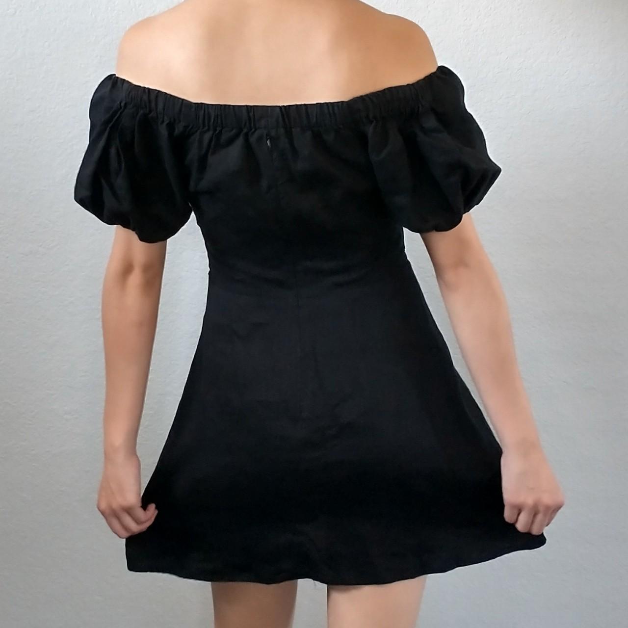 Reformation Women's Black Dress (2)