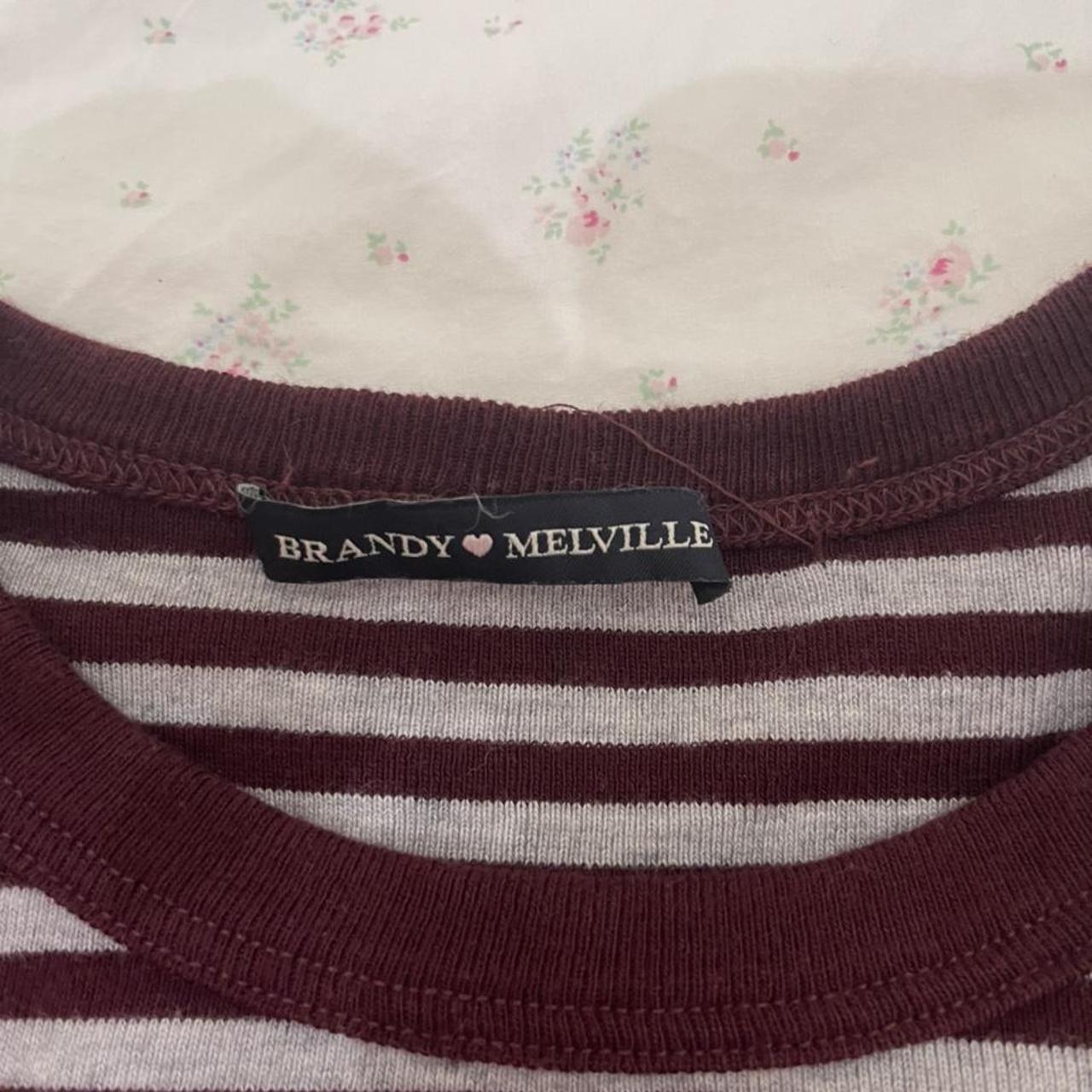 Brandy Melville Leah striped top NWOT Tag is... Depop