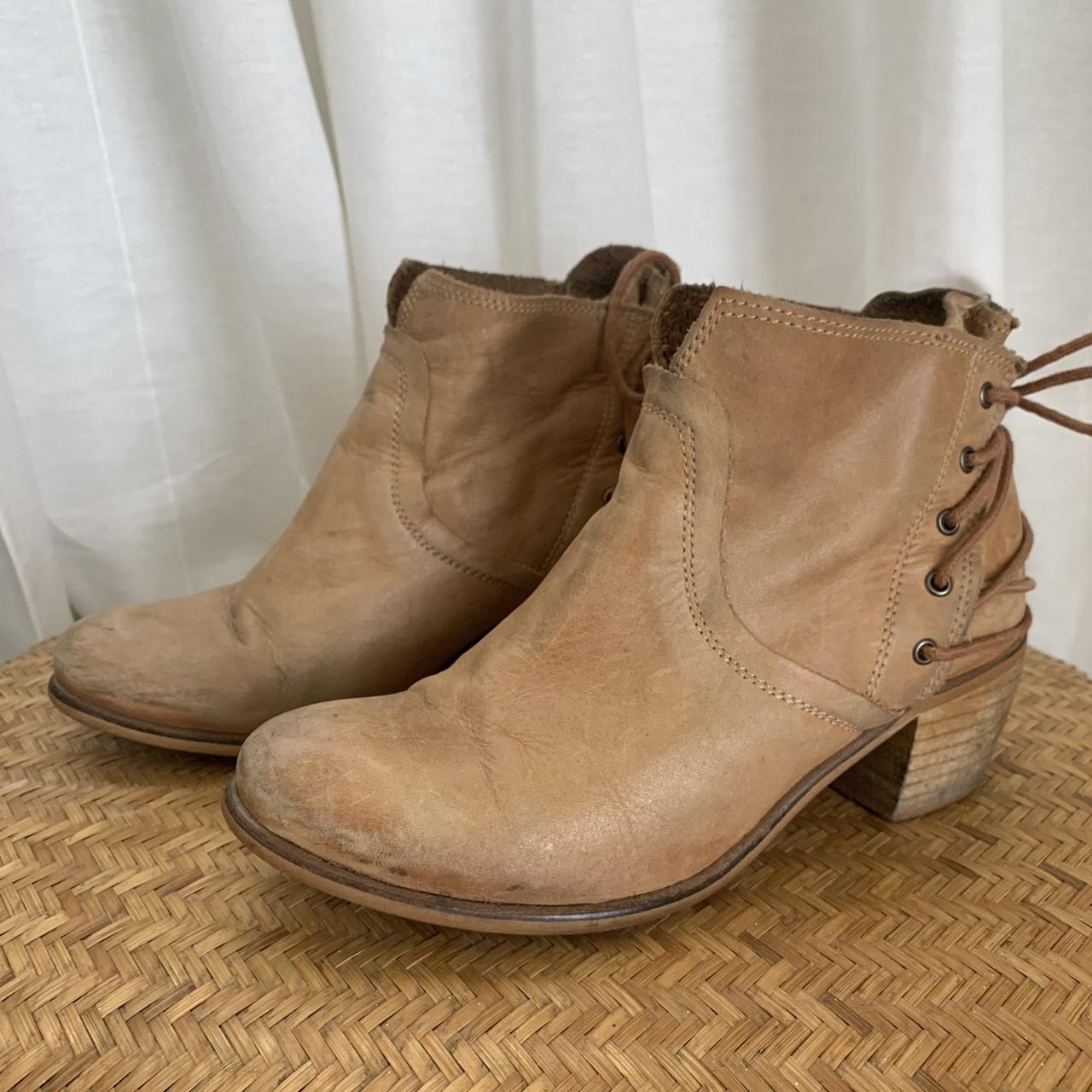 vintage brown ankle boots