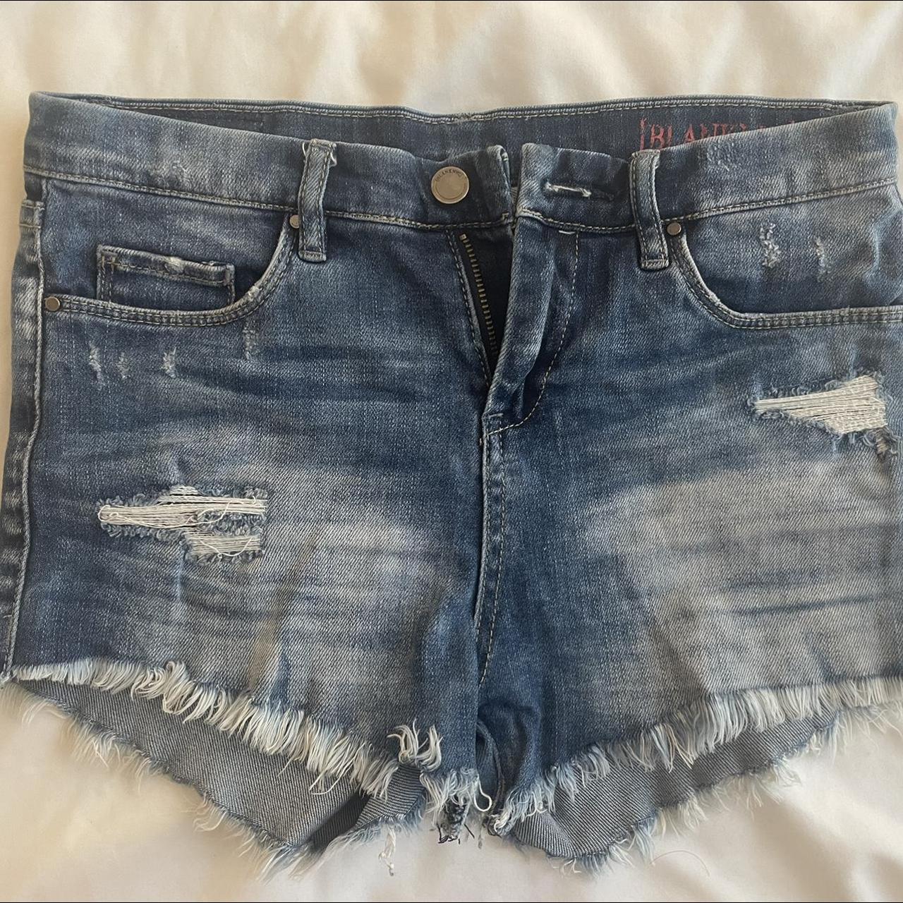 Adorable Blank NYC jean denim shorts. High waisted... - Depop