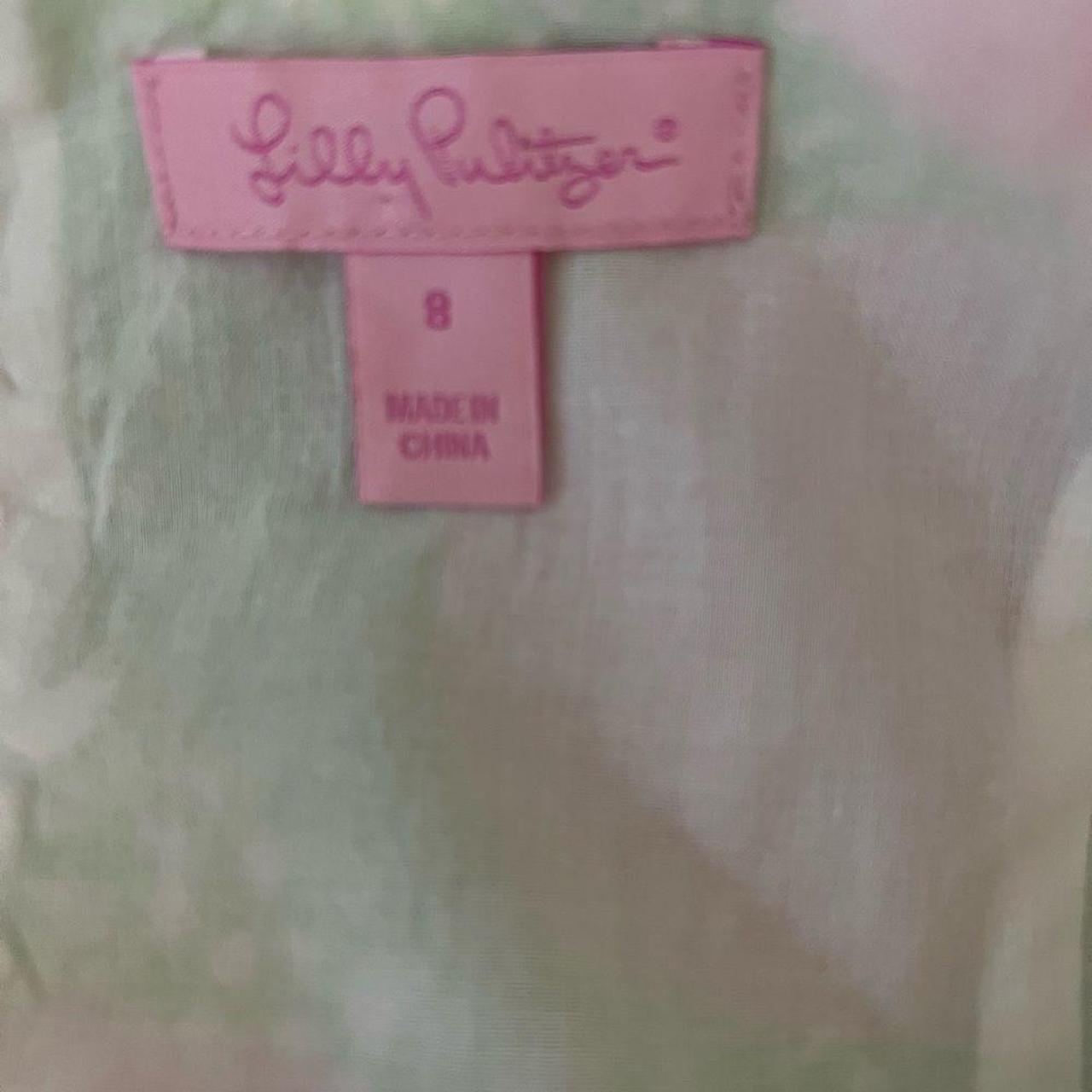 Lilly Pulitzer Women's Green and Pink Dress (4)
