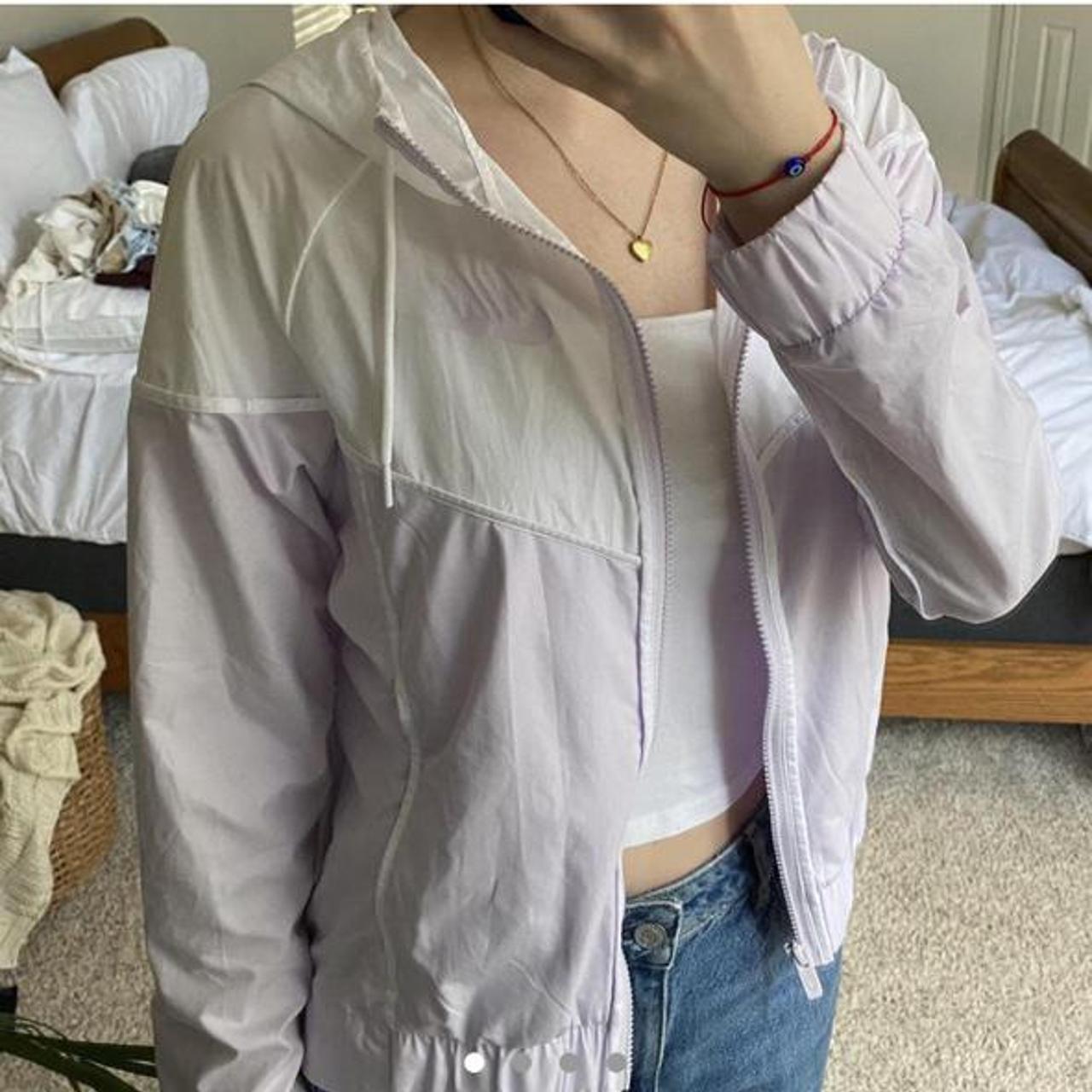 light purple nike windbreaker