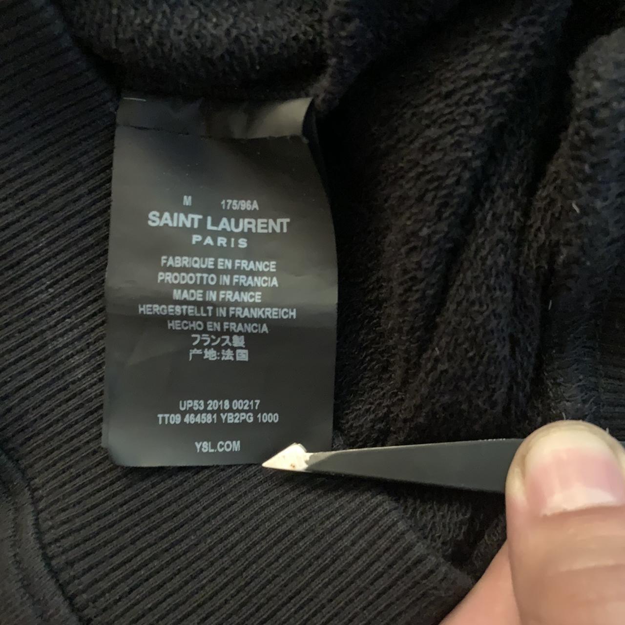 Saint Laurent logo hoodie Very classic hoodie Bought... - Depop