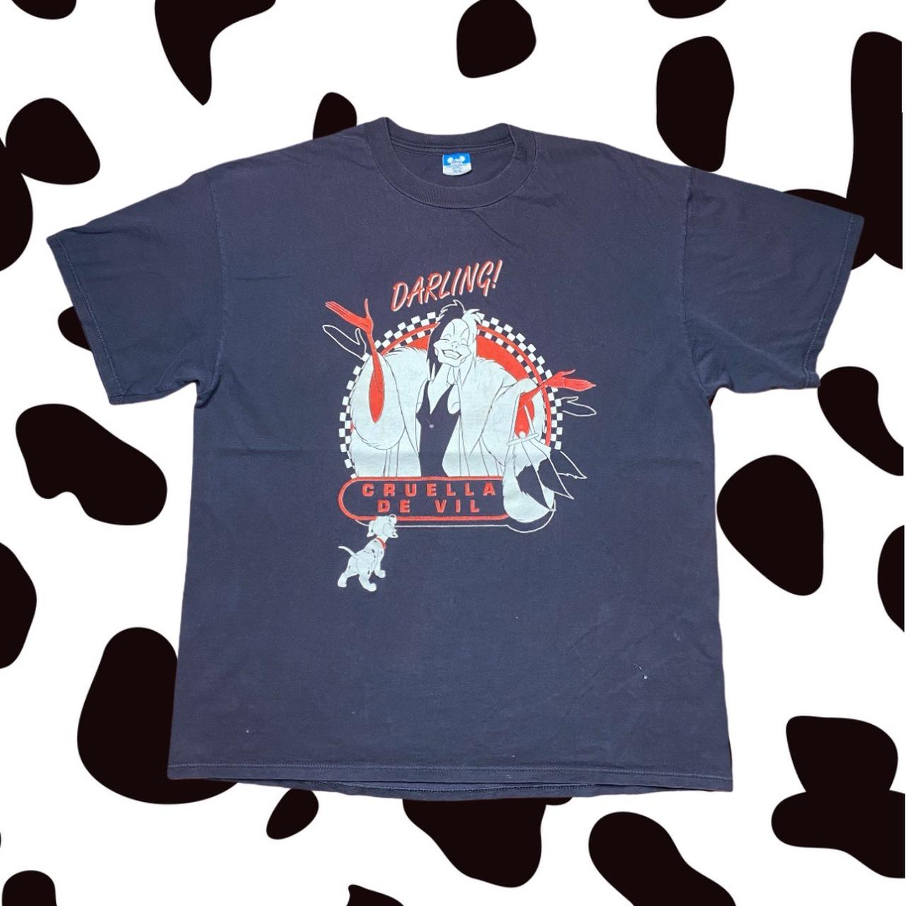 101 Dalmatians Cruella De Vil Vintage 90s Adult XXL Disney T