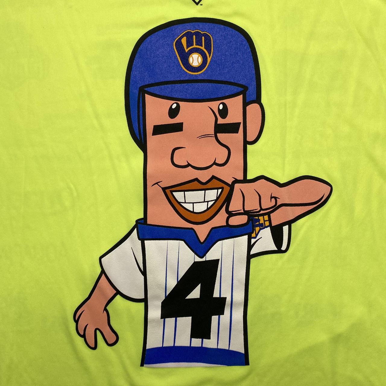 Milwaukee brewers 2003 run/walk sausage race graphic - Depop