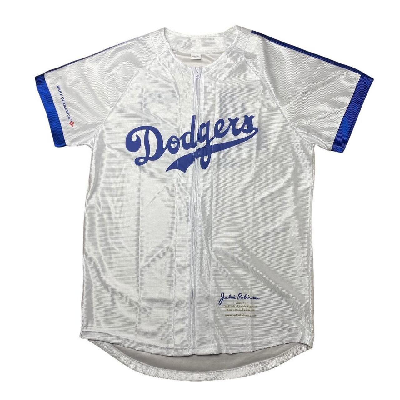 Majestic LA Dodgers Jackie Robison #42 Jersey Size - Depop