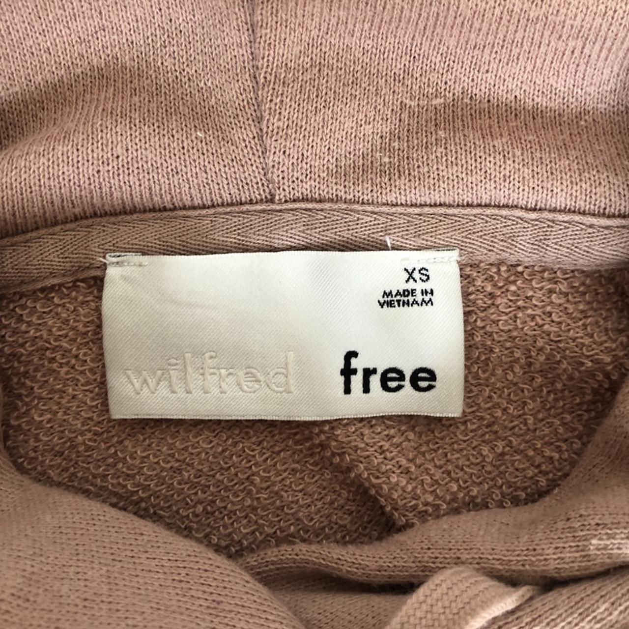 Aritzia Wilfred Free Dusty Rose Hoodie Size XS Depop