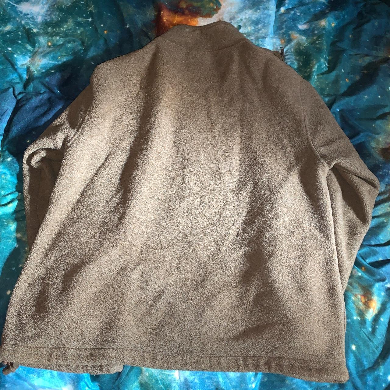 the cutest vintage brown zip up with bird house... - Depop