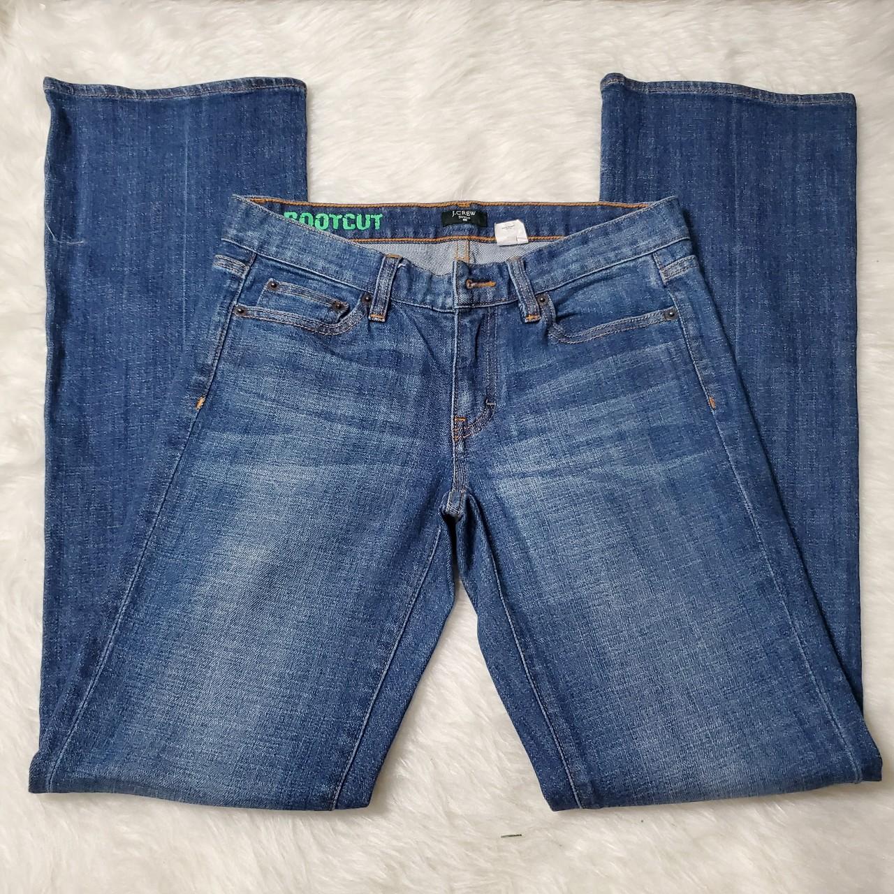 J.Crew 26 Regular Stretch Bootcut Jeans Size 26R... - Depop