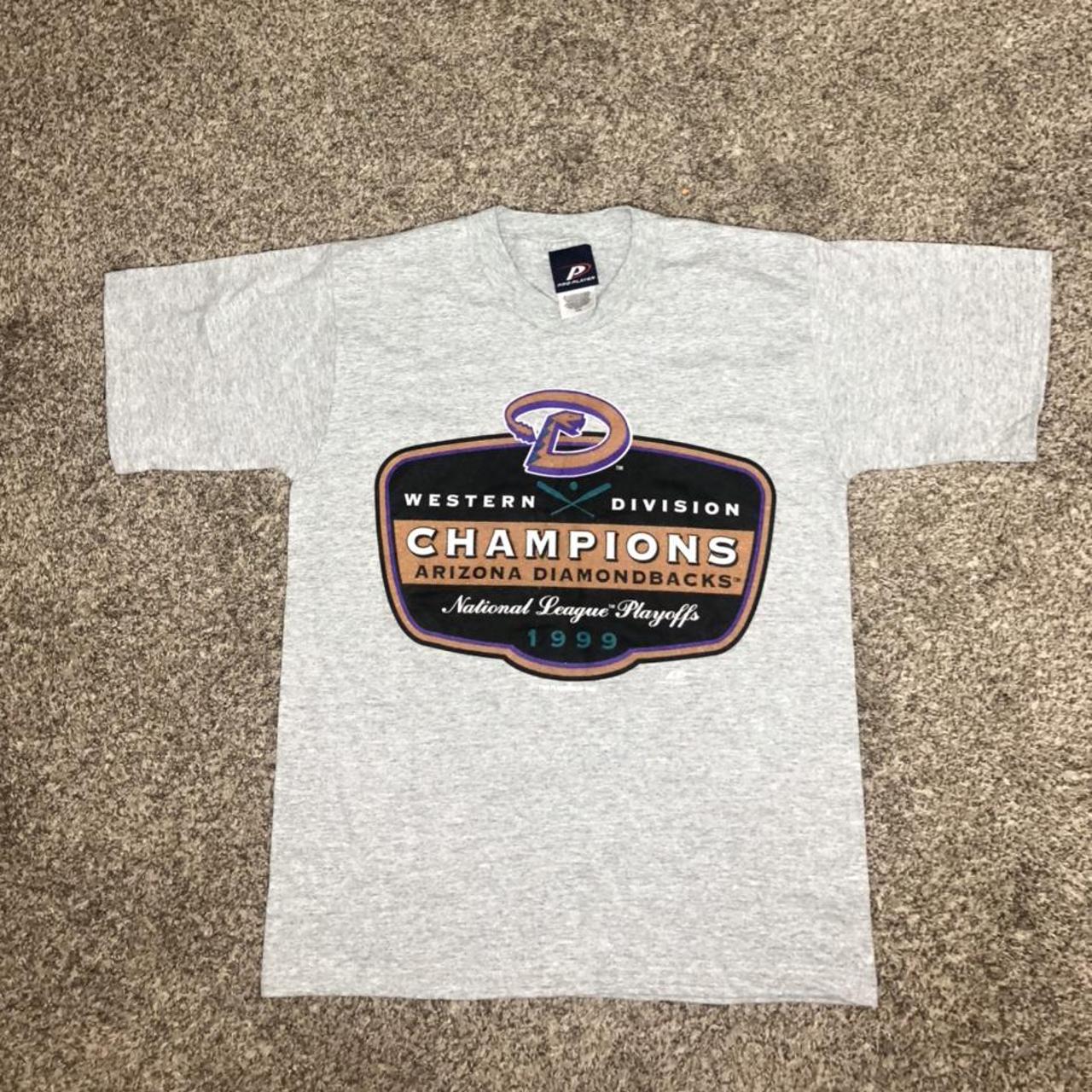 1999 Arizona Diamondbacks western division championship tee XL T-shirt