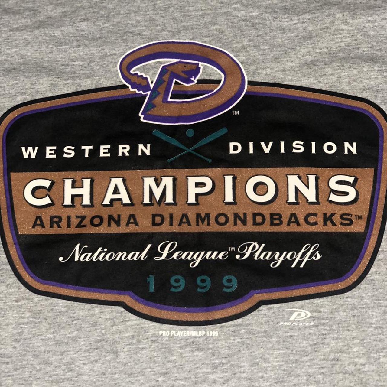 1999 Arizona Diamondbacks western division championship tee XL T-shirt