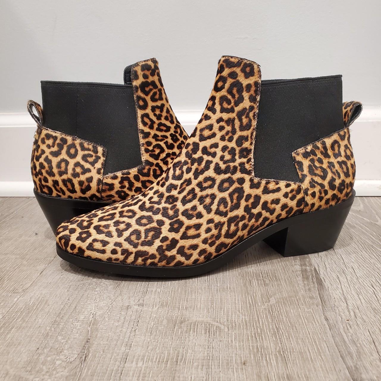 Cole haan best sale leopard ankle boots