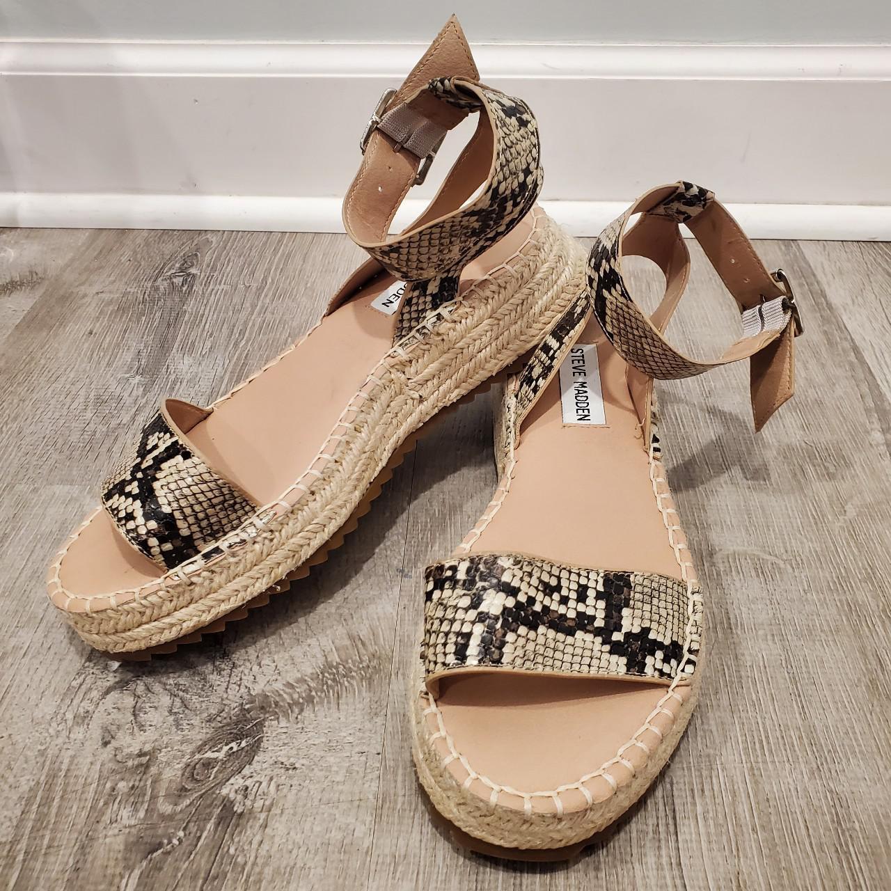 Espadrille Wedges Snake Skin Wedges Wedge Steve Madden Gabi