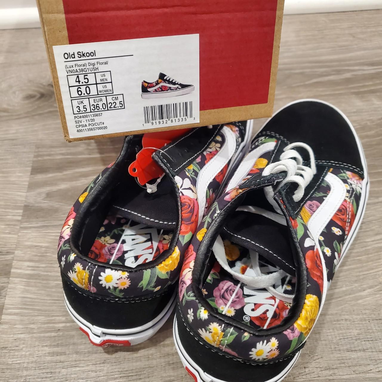 Vans old skool on sale digi floral skate shoes