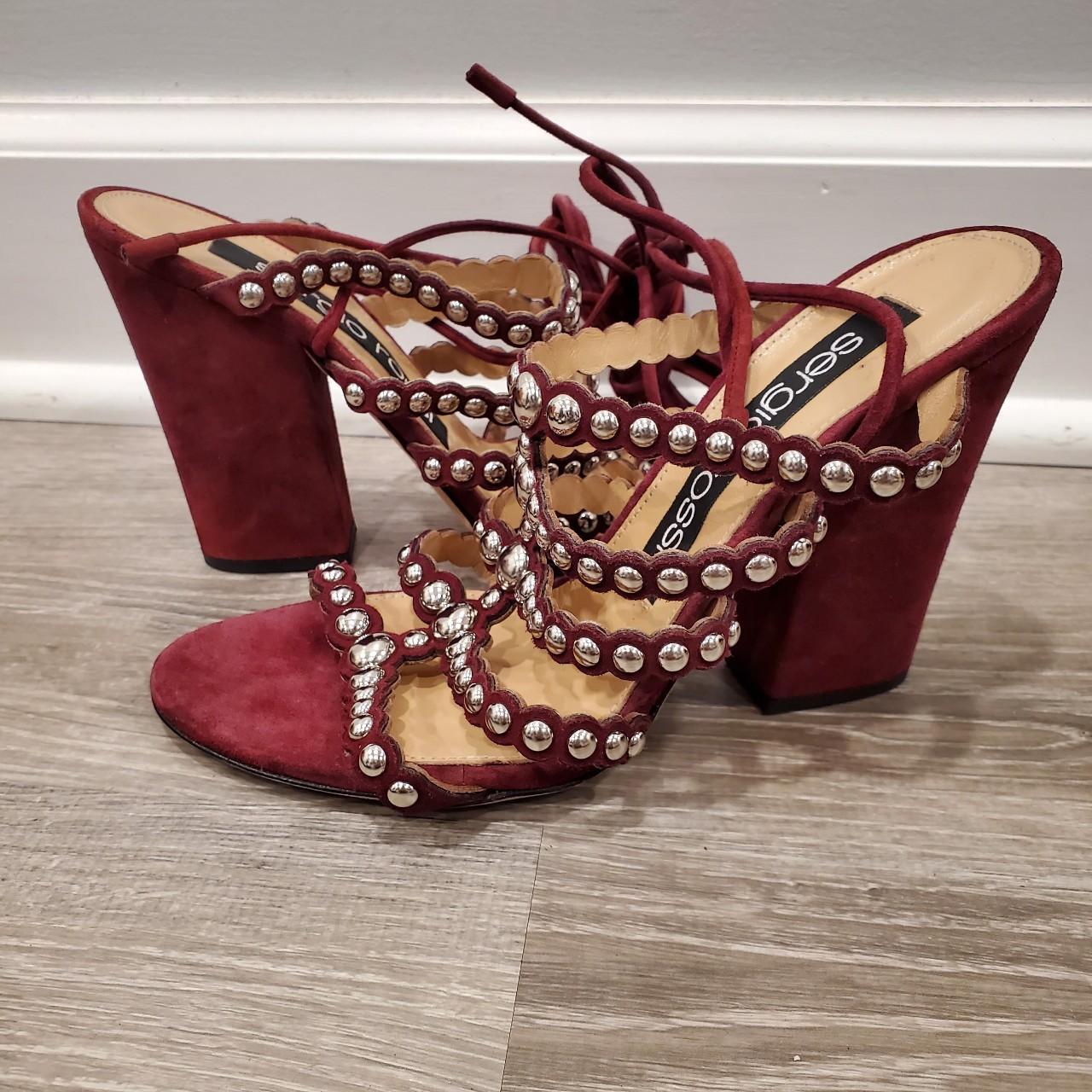 Sergio Rossi Women's Burgundy Sandals
