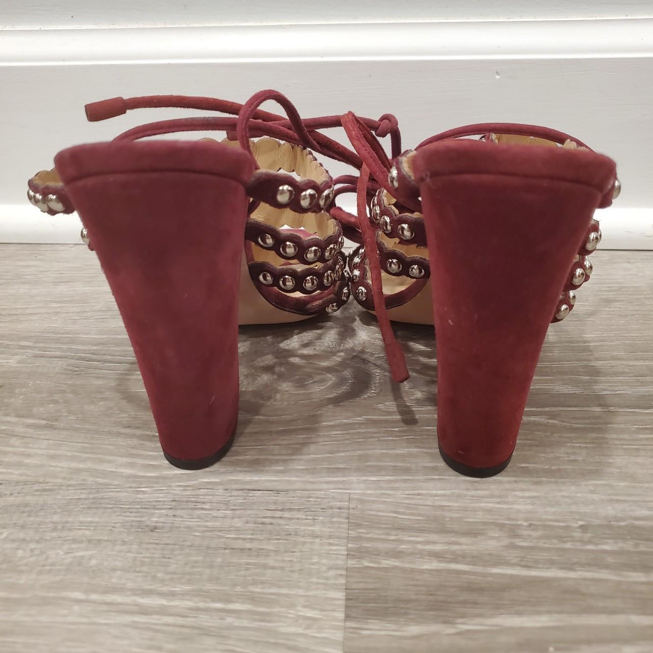 Sergio Rossi Women's Burgundy Sandals (4)