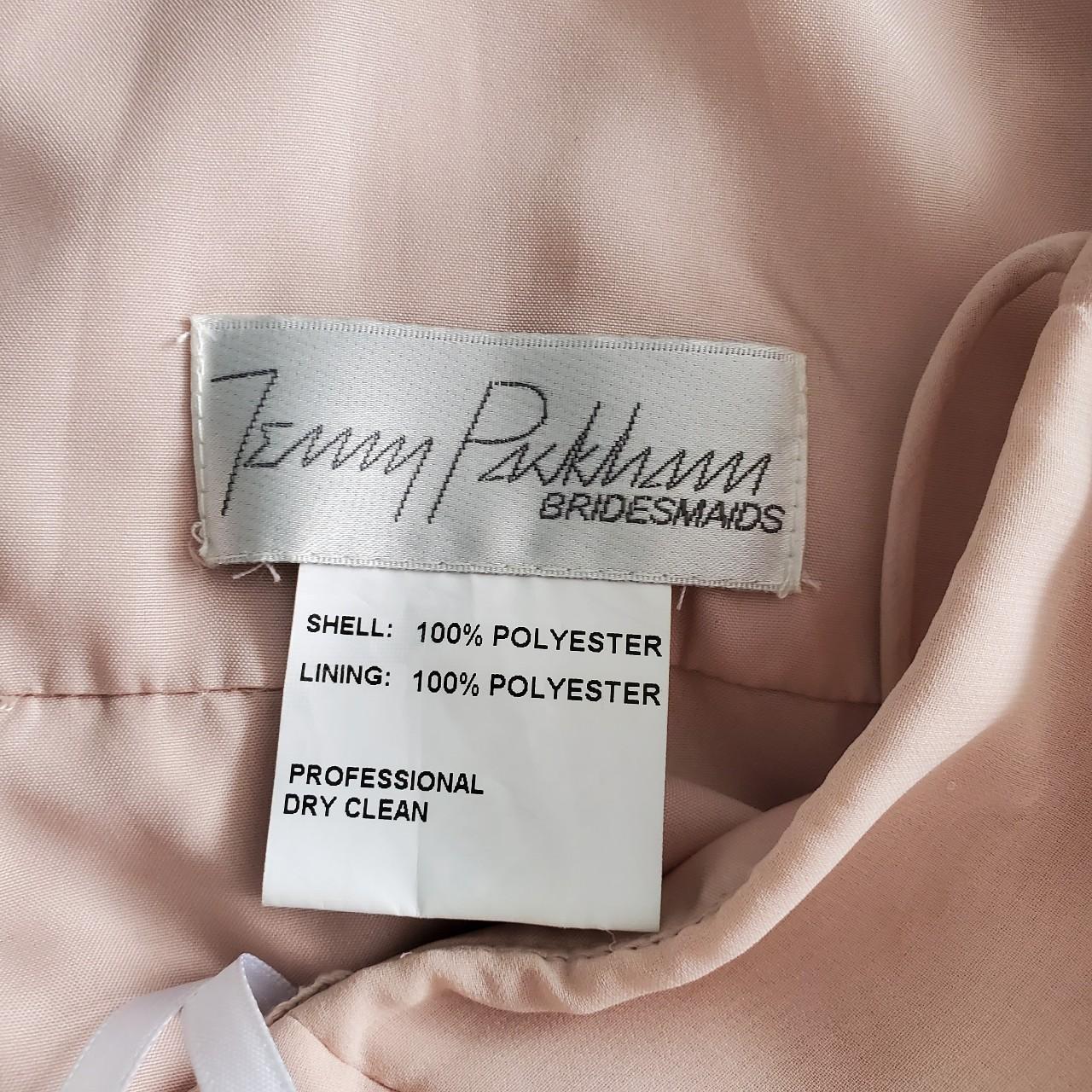 Jenny Packham Women's Cream and Pink Dress | Depop