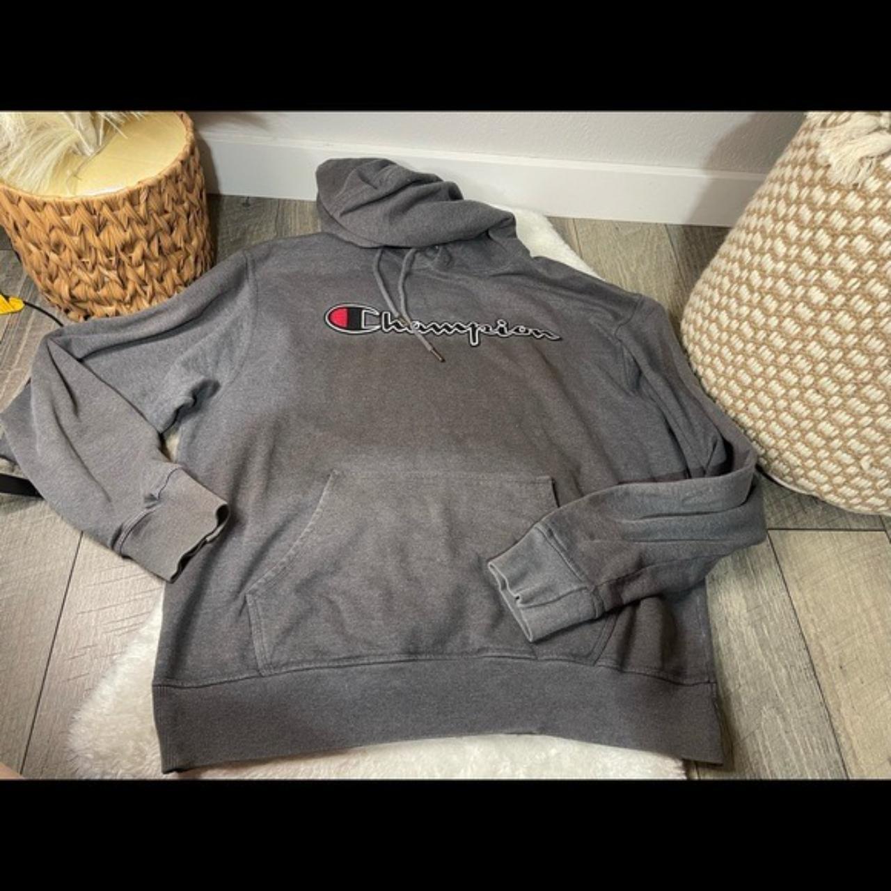 Champion hoodie no on sale logo