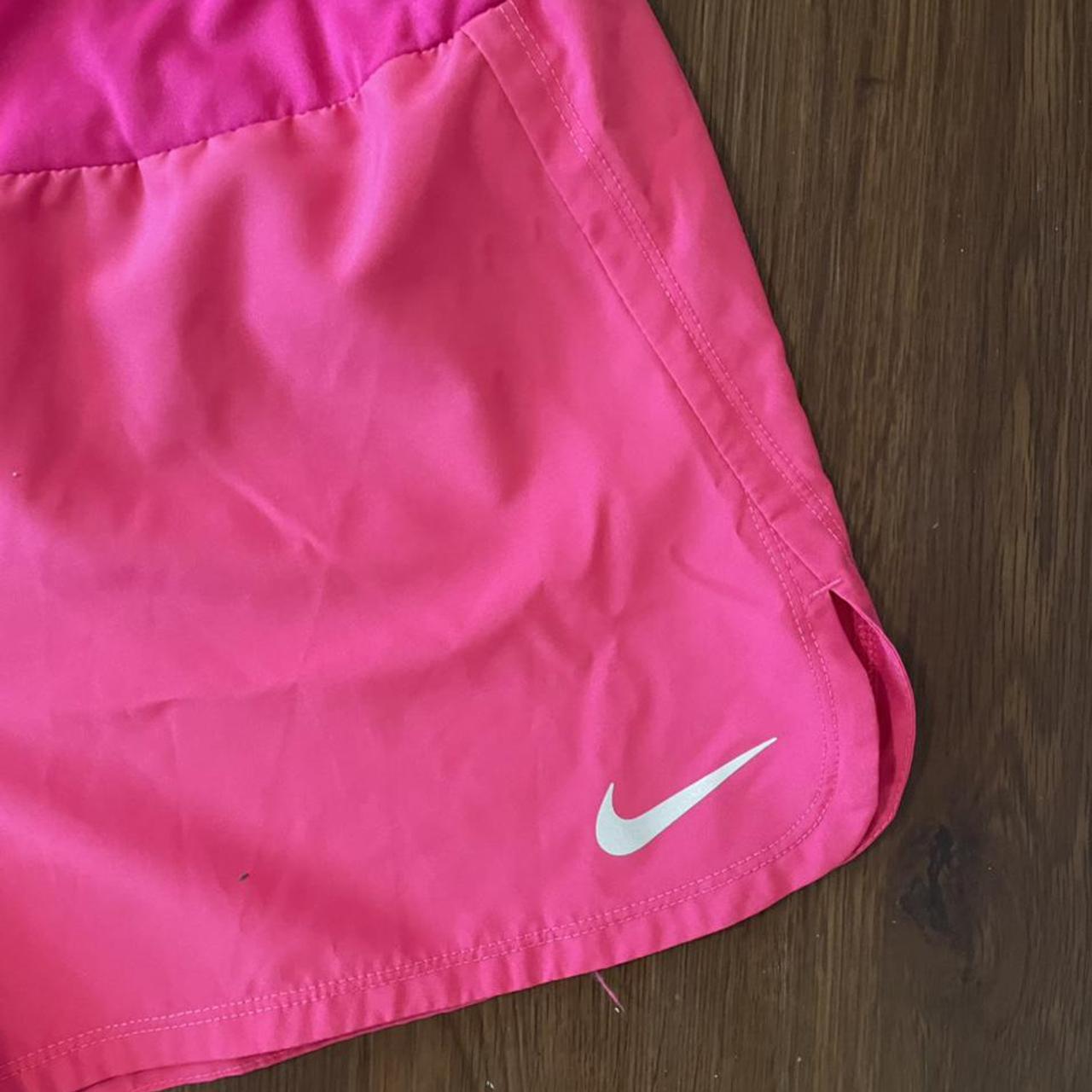 bright pink nike shorts