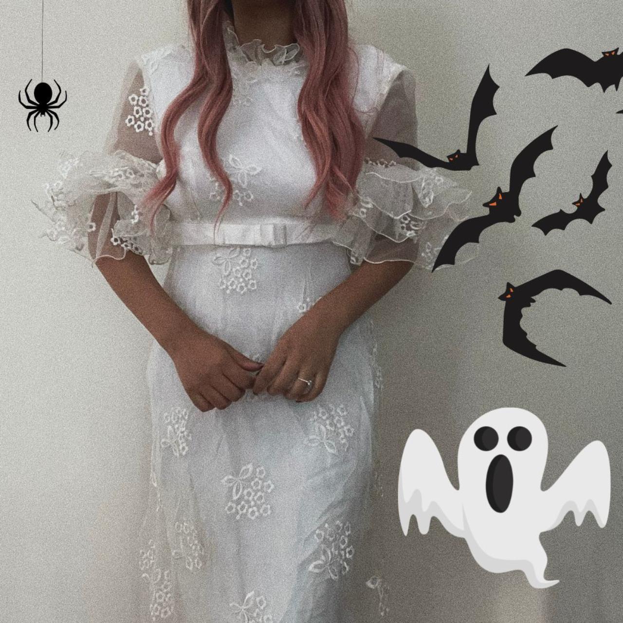 Women's White Fancydress Depop