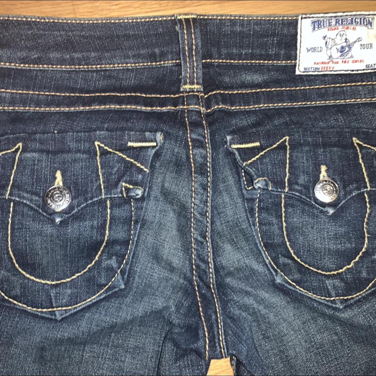 True Religion Becky jeans. Size 26, 37 inches in... - Depop