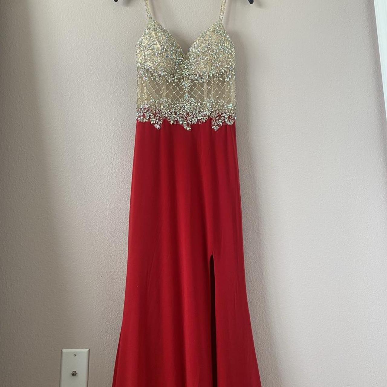 Product Image 2 - Red and Rhinestones Prom Dress
