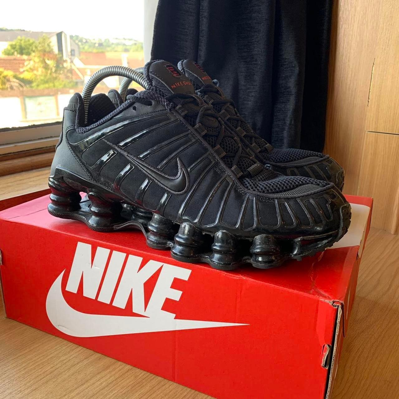 nike shox black tl