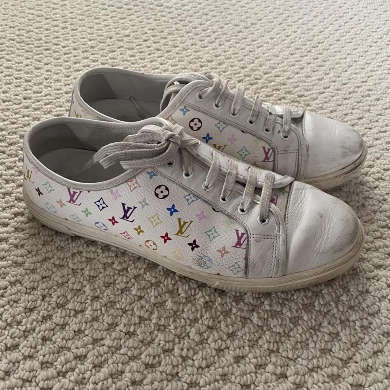 lv multicolor sneakers