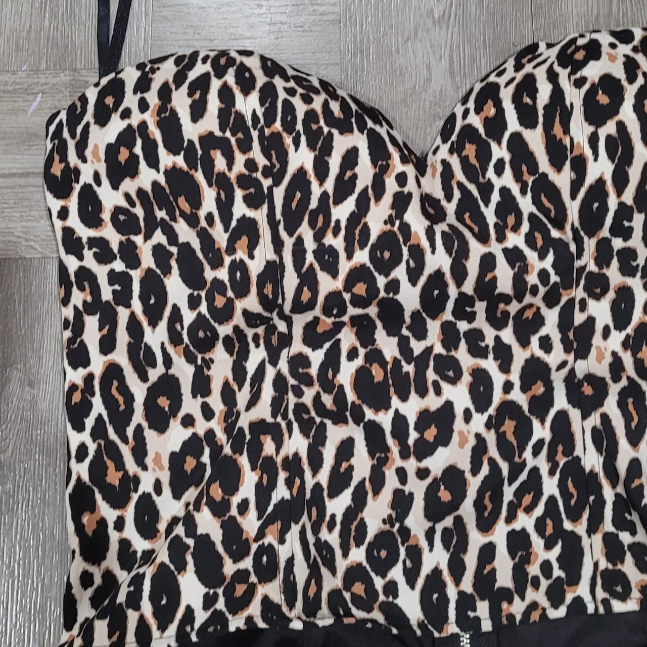 Cheeta print corset top Cute and sexy cheeta print... - Depop