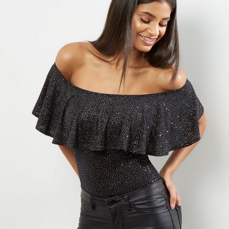 new look off the shoulder bodysuit