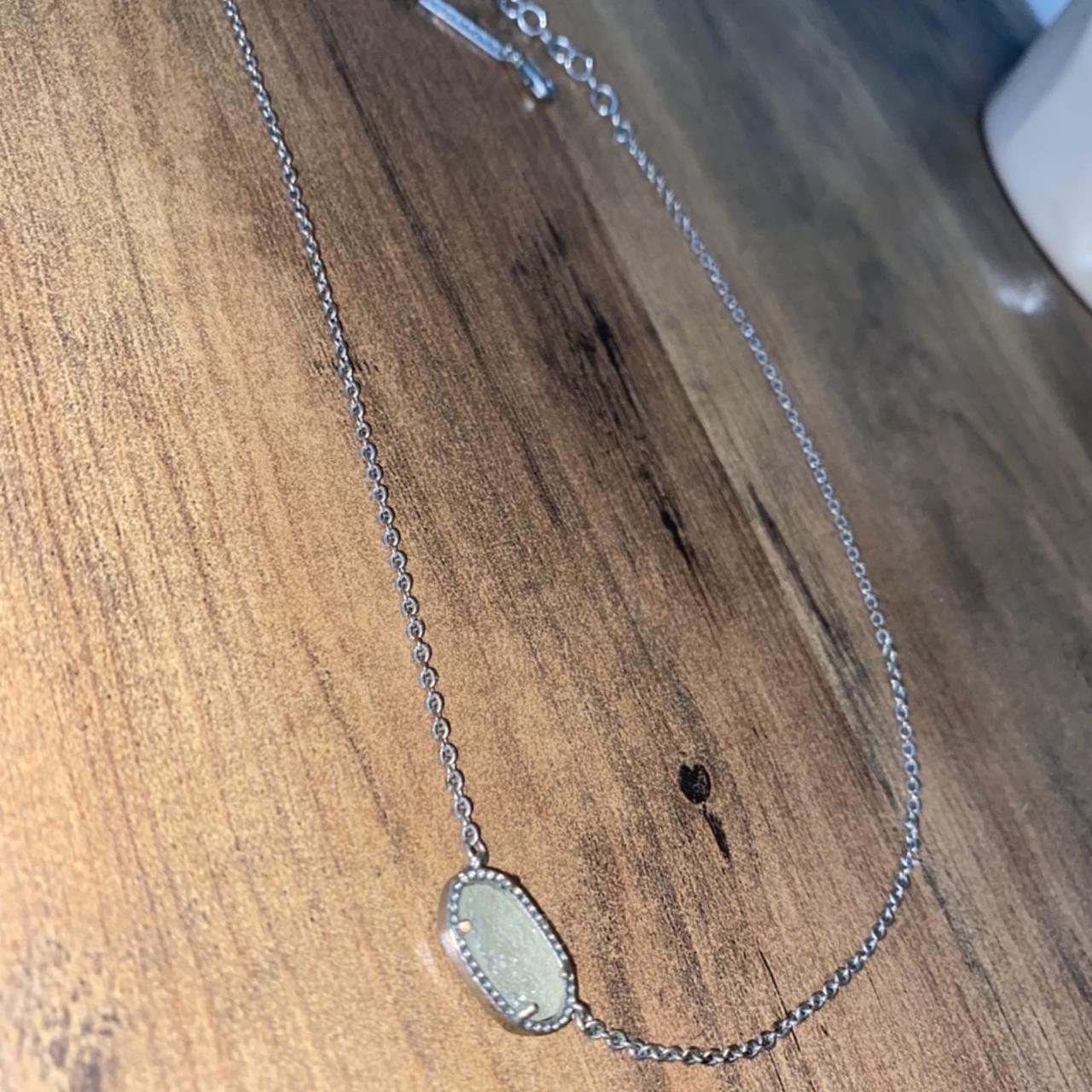 Kendra Scott silver necklace, not as good of quality - Depop