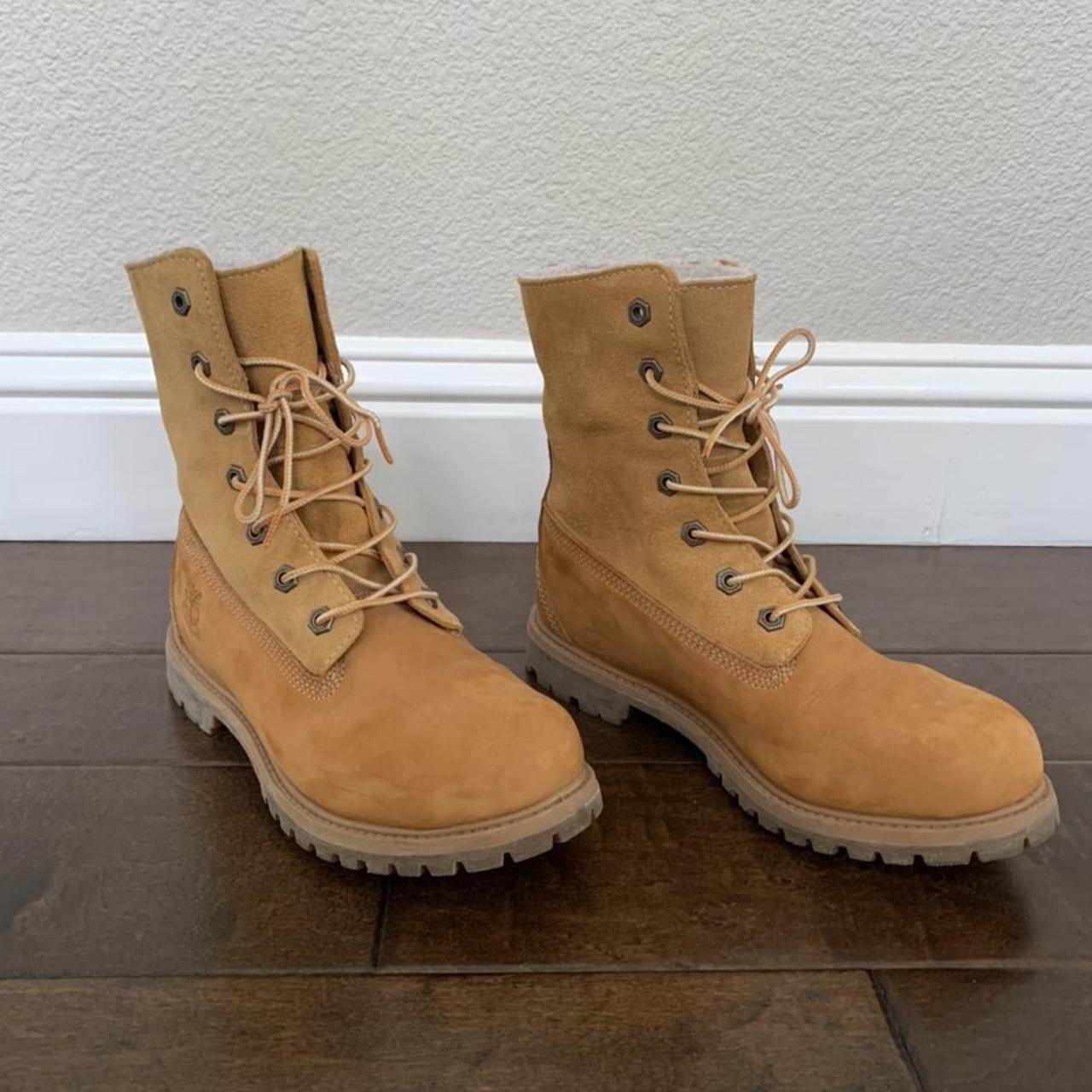 TIMBERLAND tan women’s waterproof boots Women’s... - Depop