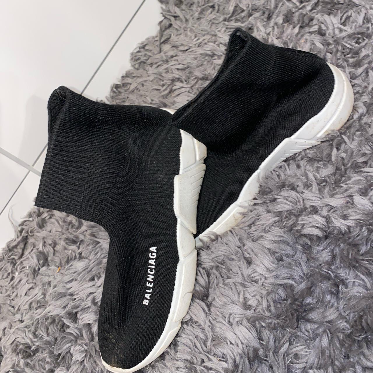 Black balenciaga sock boots best sale