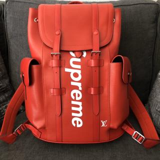 #Louis Vuitton x #Supreme #Christopher #backpack epi