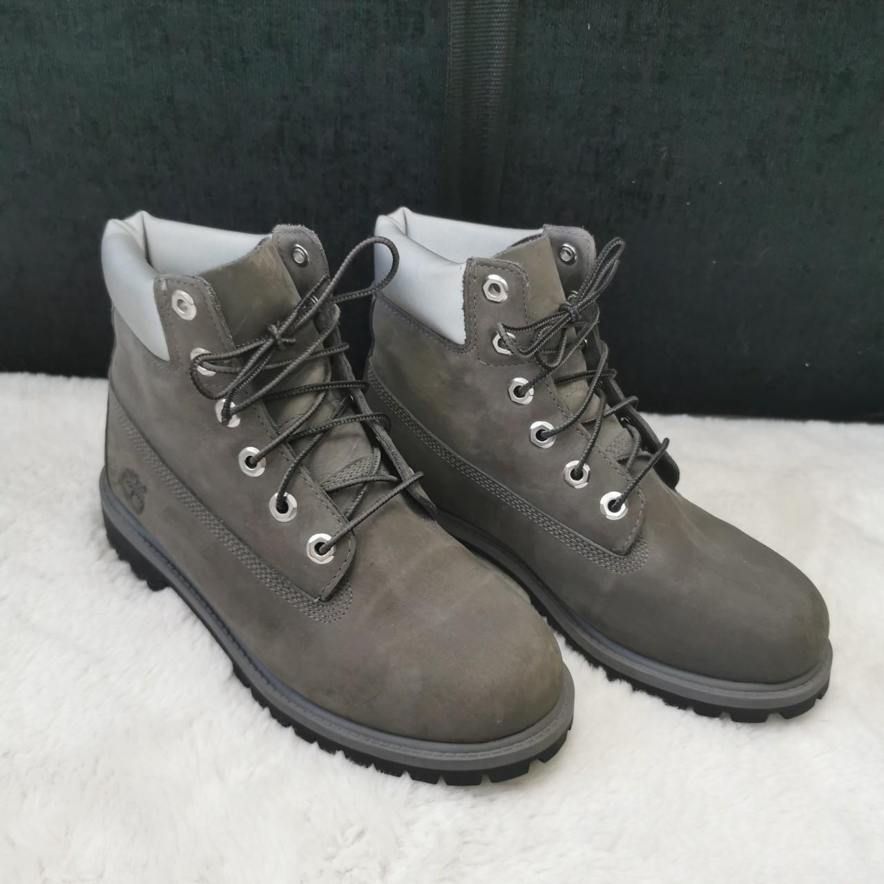 Grey timberland boots clearance uk