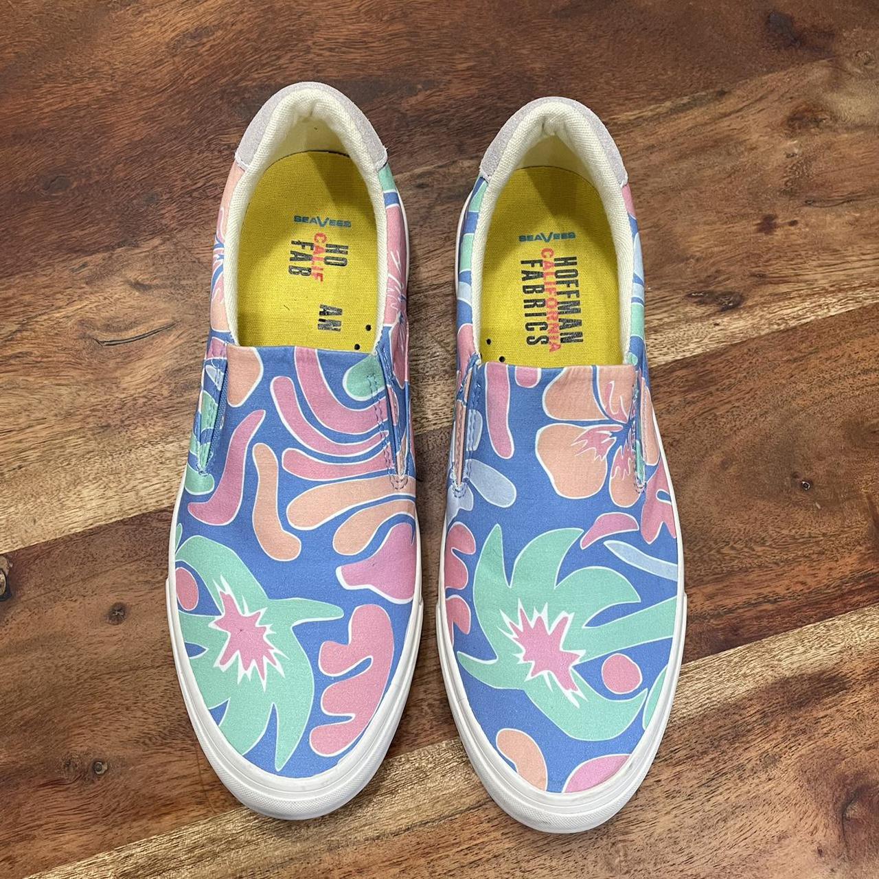 Women's Blue and Pink Trainers | Depop