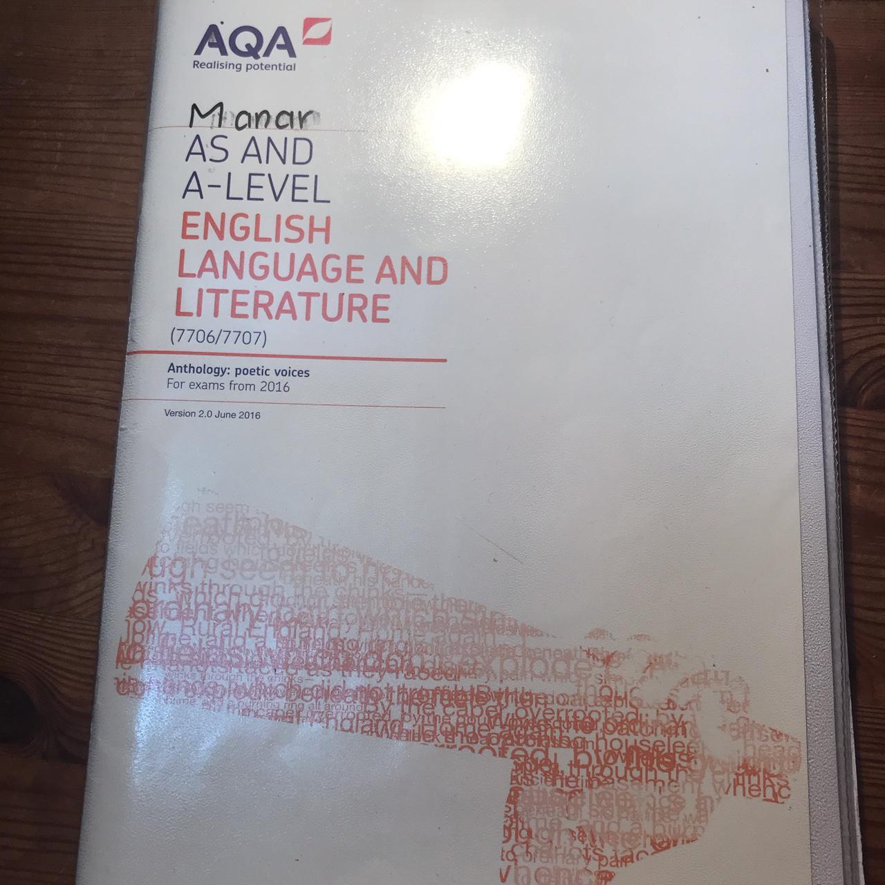 Alevel AQA English Language & Literature Annotated... - Depop