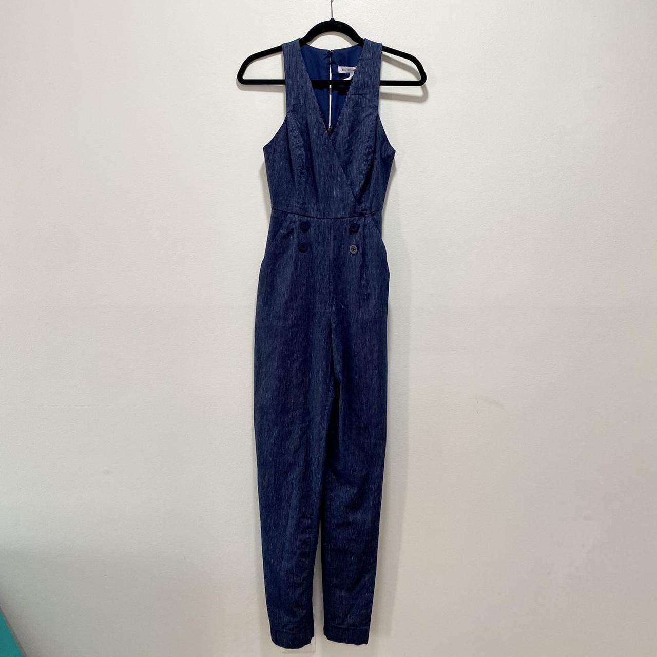 Bcbg store navy jumpsuit