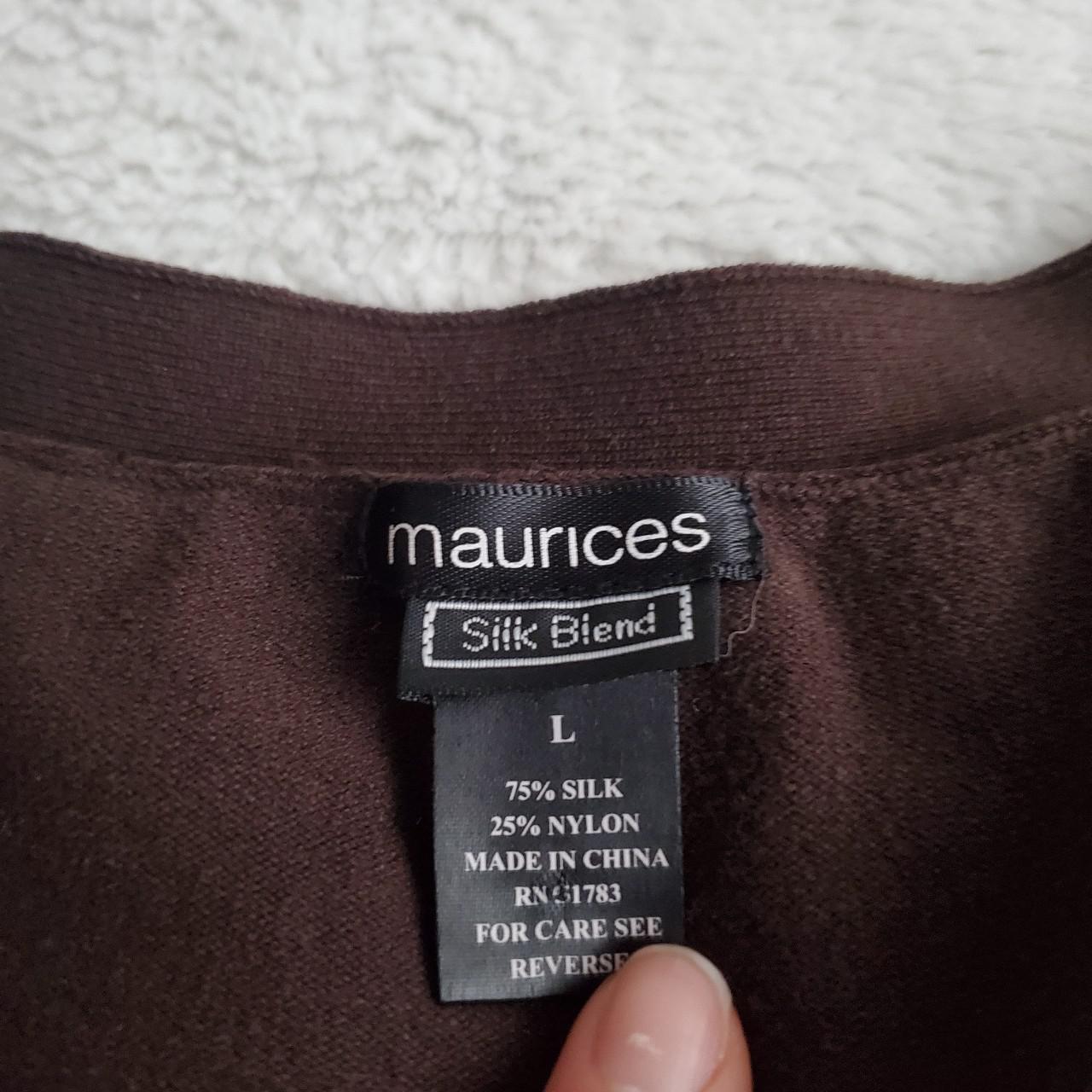 Maurices Women's Brown Jumper | Depop