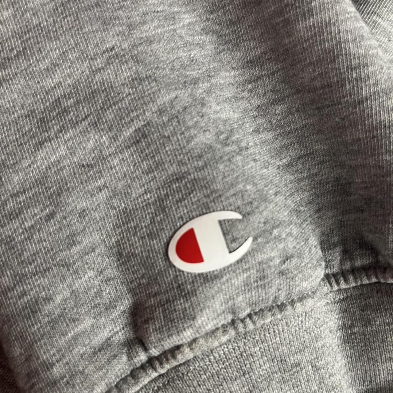 XL Champion hoodie grey fits more like a large, very... - Depop