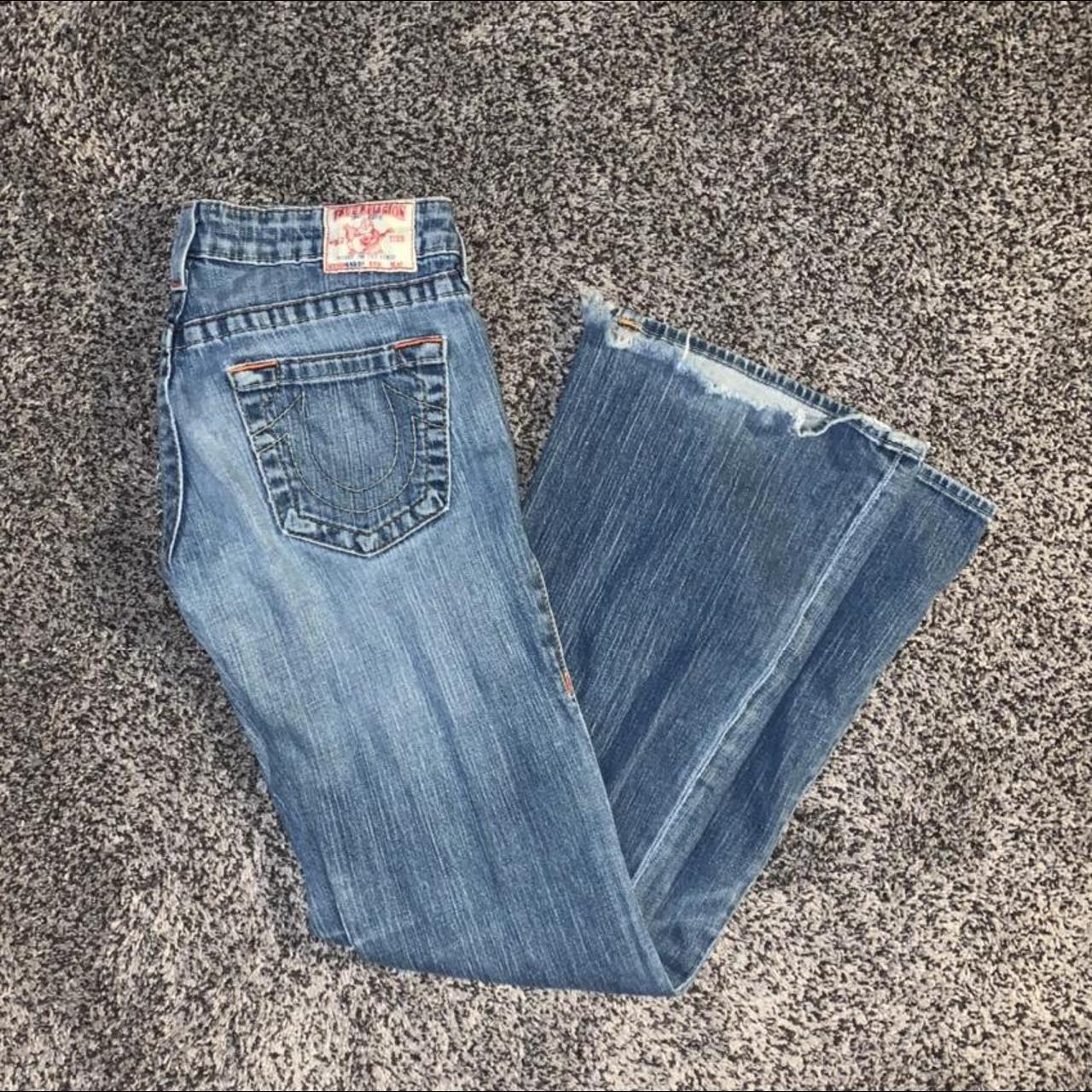 True Religion Bobby style bootcut low rise jeans,... - Depop