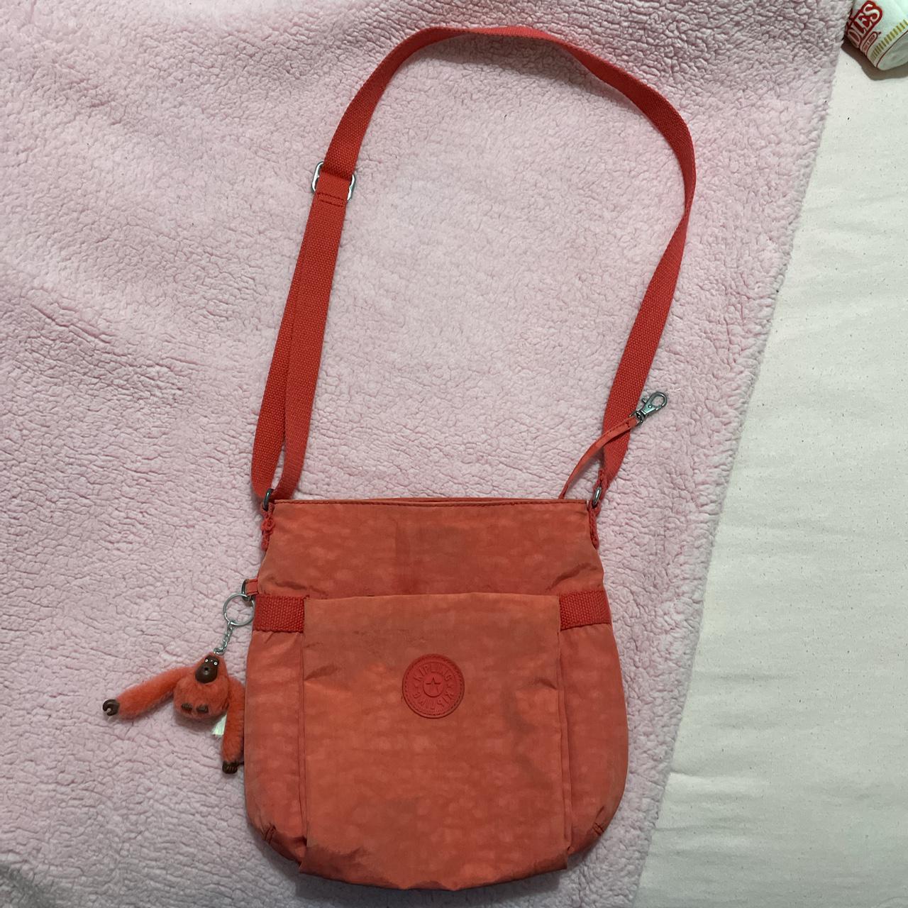 Orange Kipling bag Used Depop