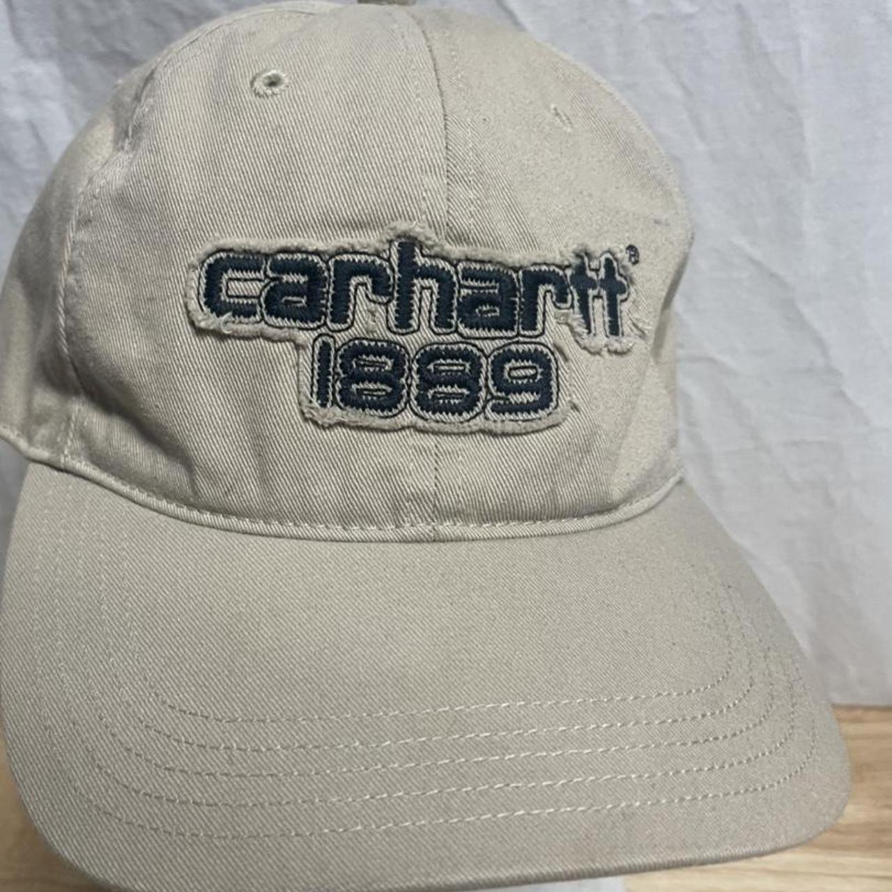 Carhartt Men's Cream Hat Depop