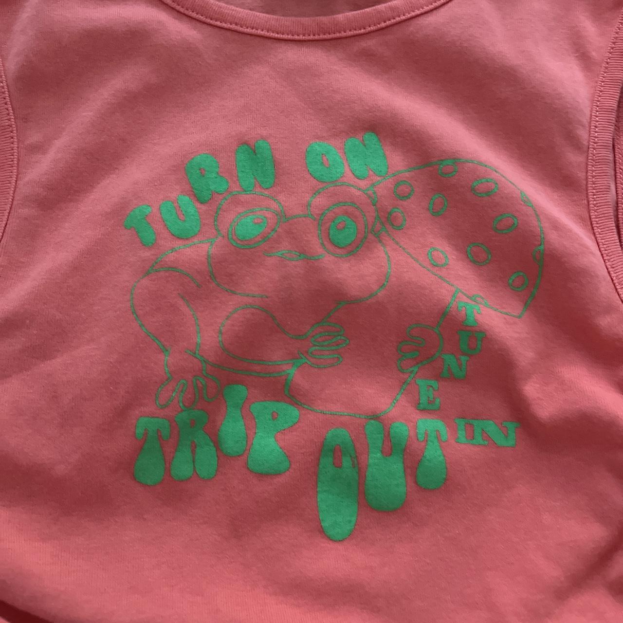 Urban Outfitters orange scrunch tank top. Frog... Depop