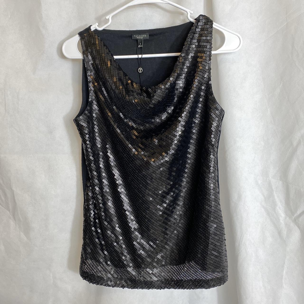 Talbots Women's Black Vest | Depop