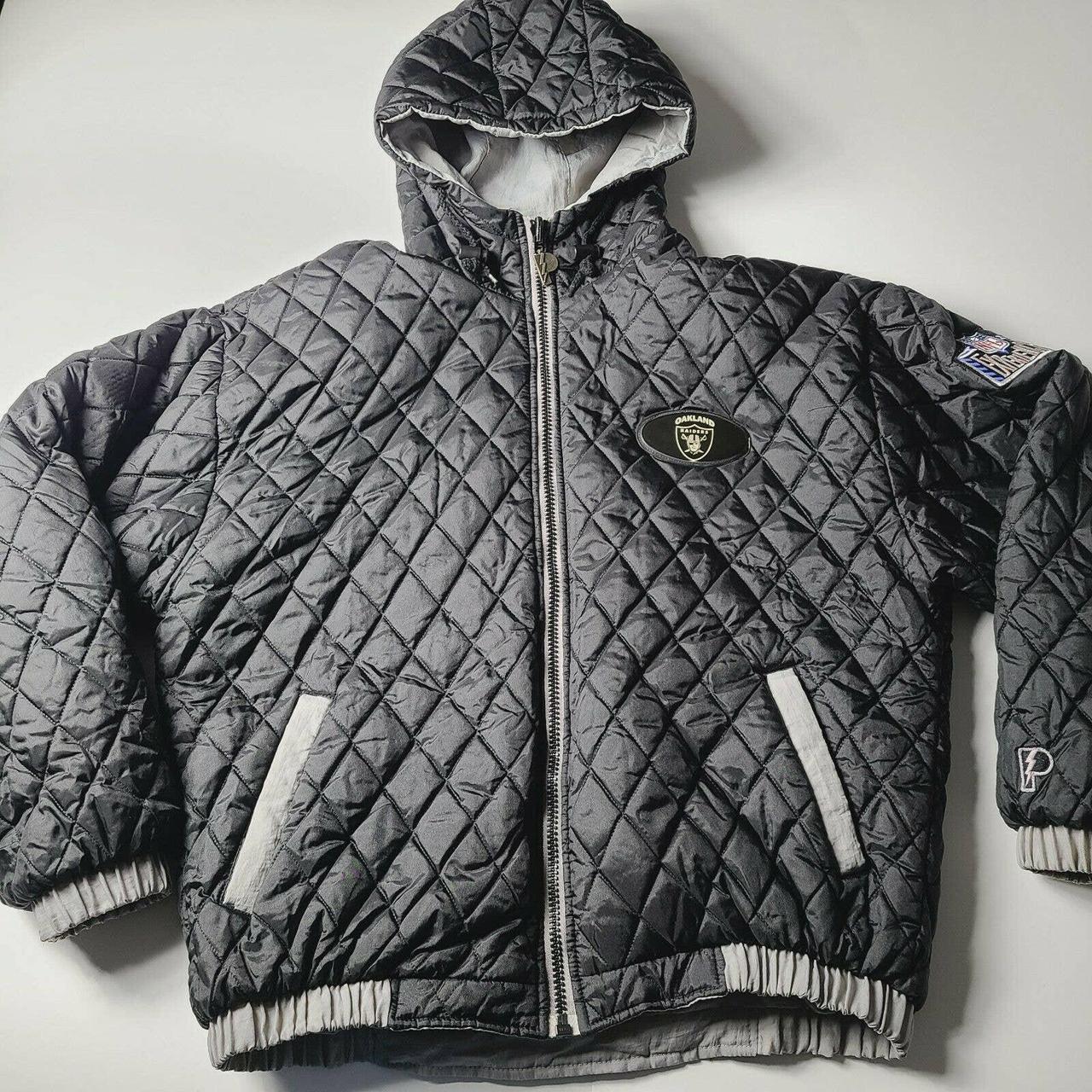 Vintage Pro Player Raiders Puffer Jacket