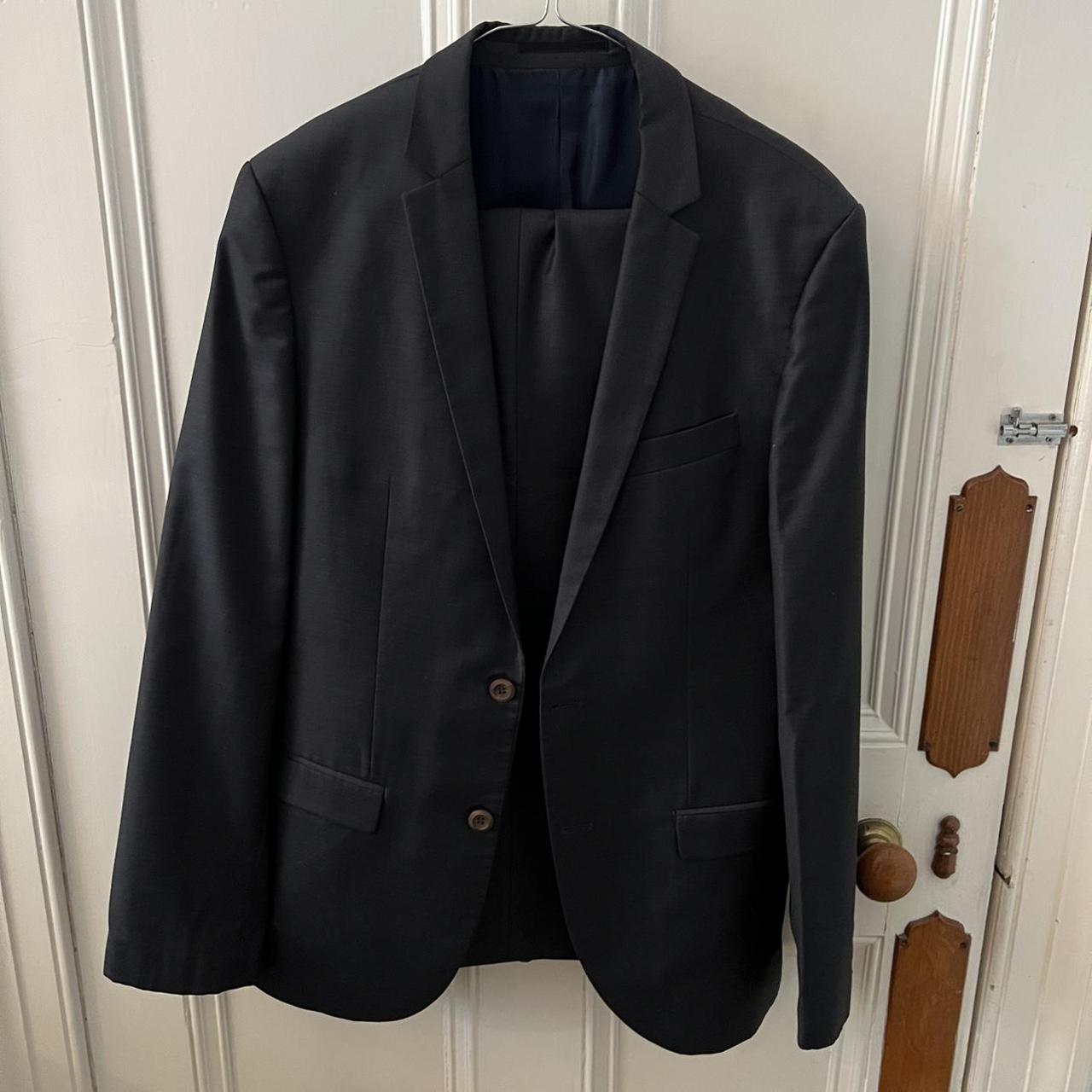 River Island Men's Navy Suit | Depop