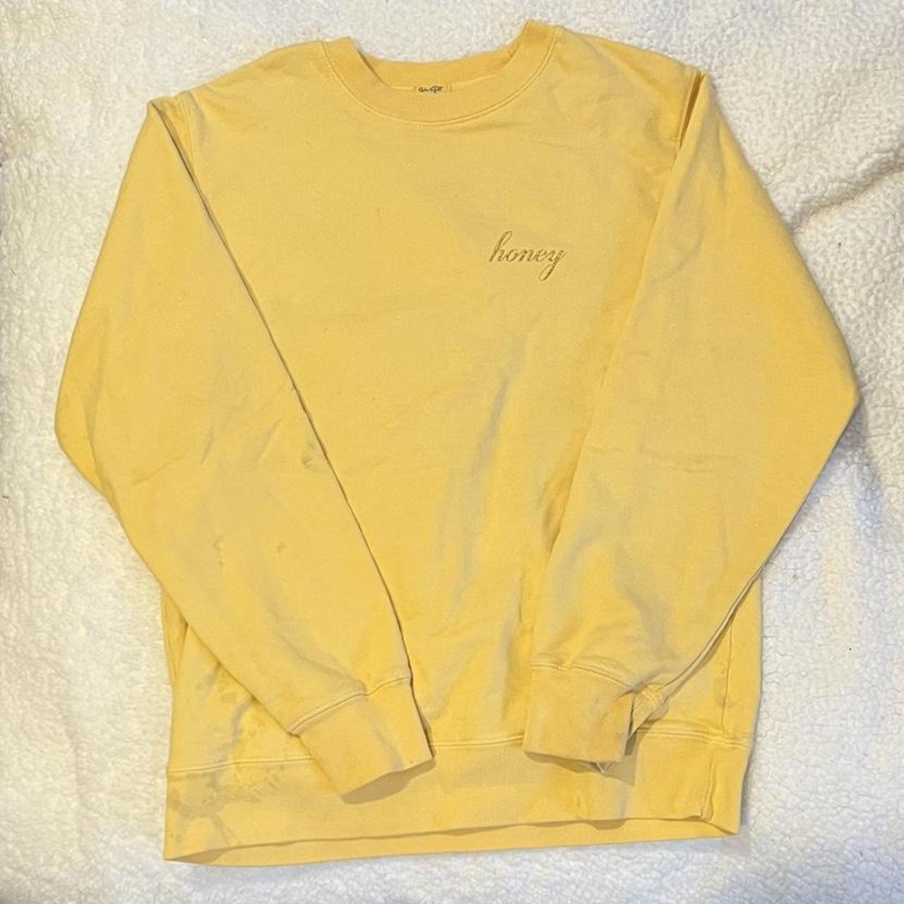 brandy melville ‘honey’ sweatshirt great condition... - Depop