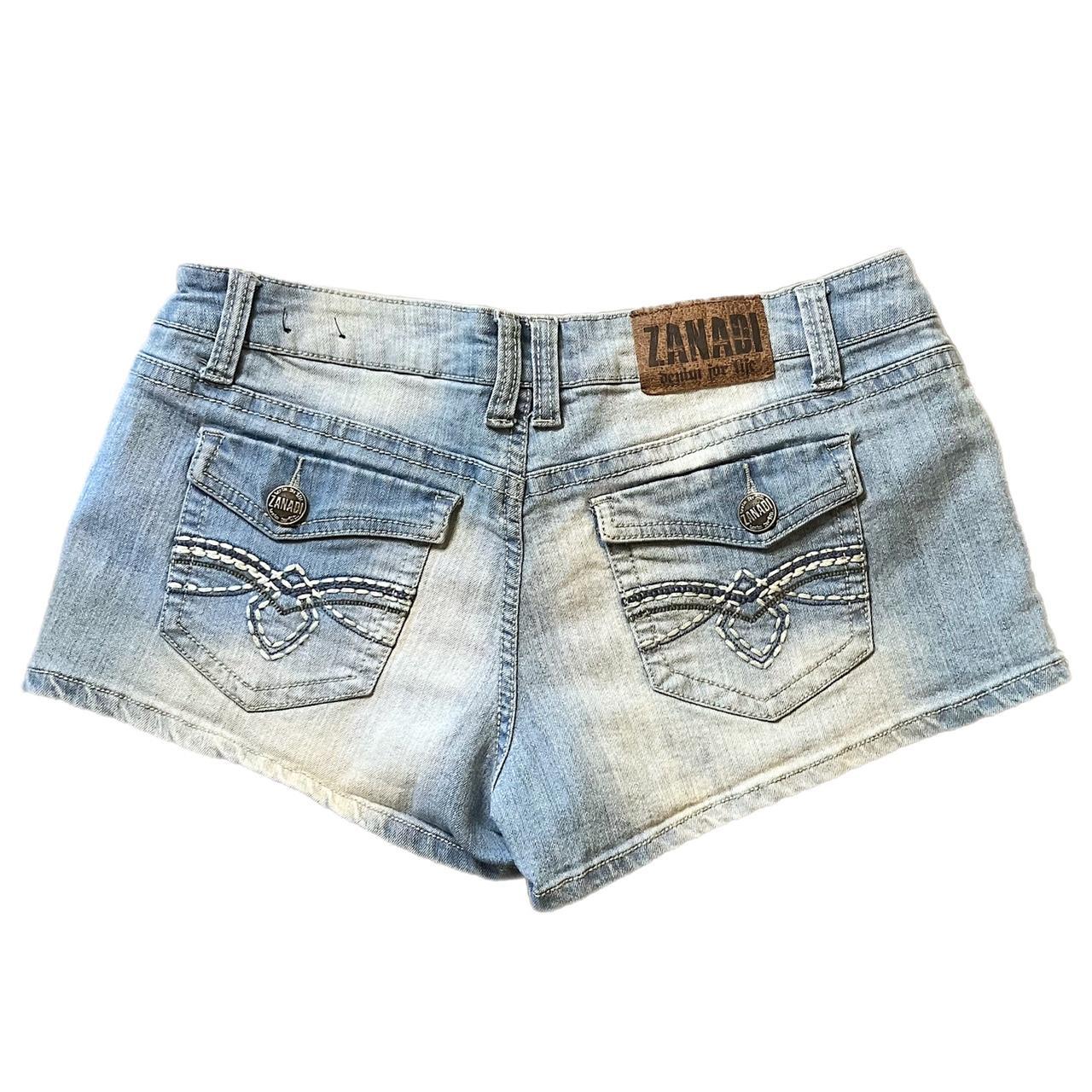 Women's Blue and White Shorts | Depop