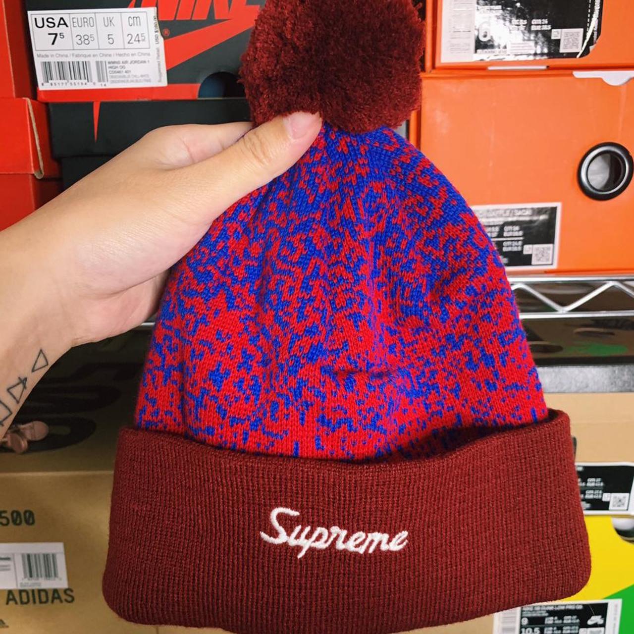 Supreme Red/burgundy beanie, From a couple years